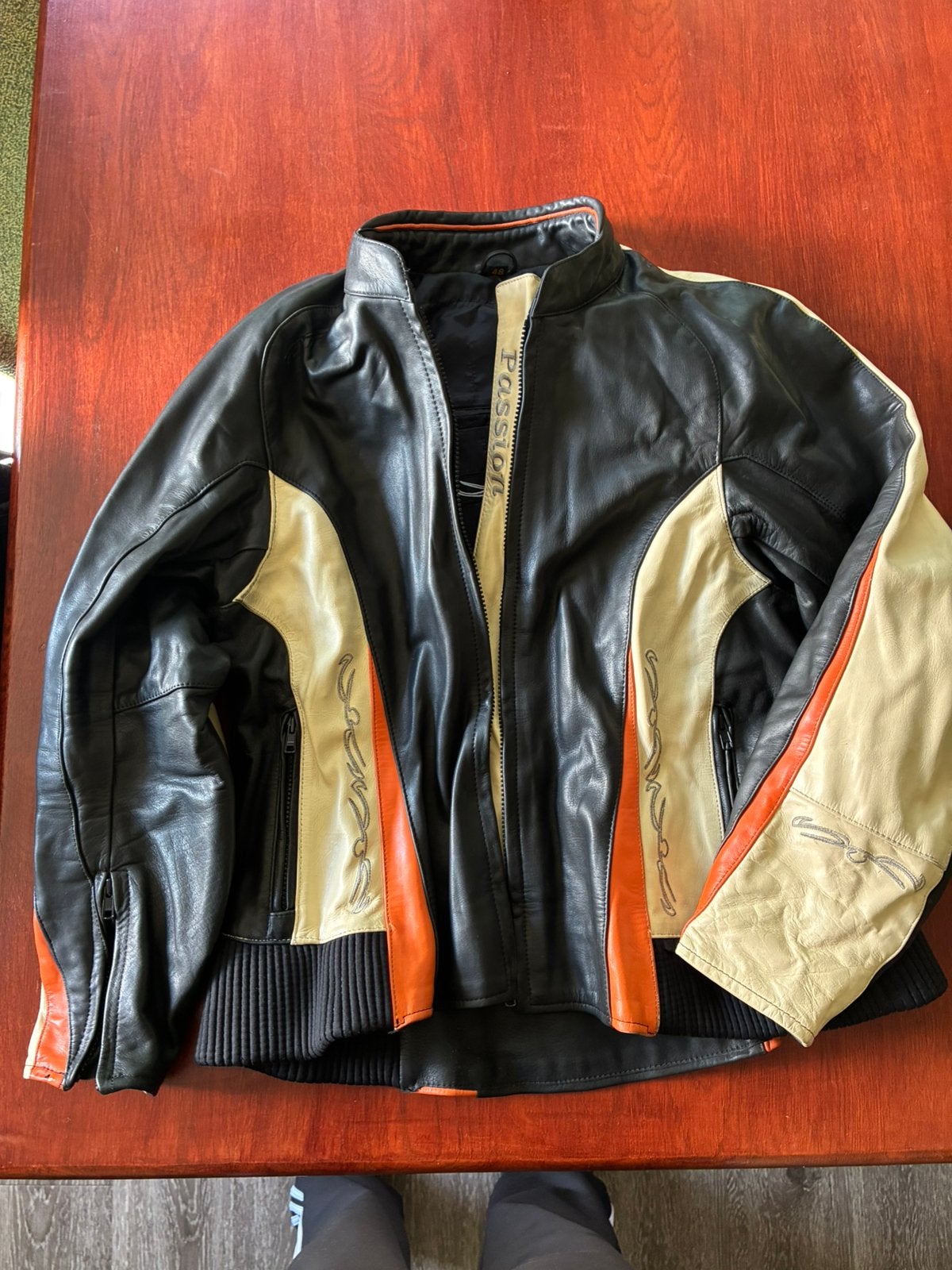 Leren retro difi motorpak maat 48/54, Motoren, Ophalen of Verzenden, Tweedehands, Combipak