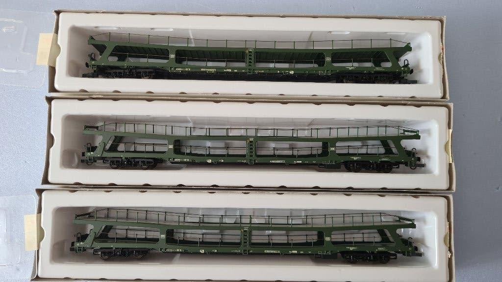 Roco 46465 Autostlaaptrein DDm 3 stuks (AC assen), Hobby en Vrije tijd, Wisselstroom, Verzenden, Roco, Nieuw