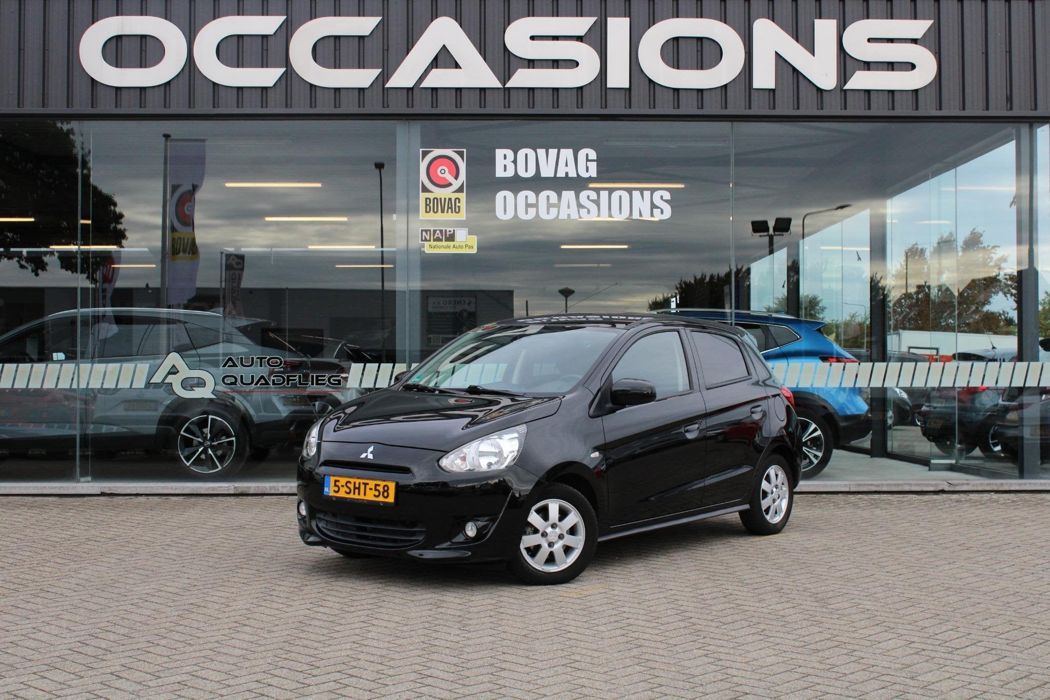 Mitsubishi Space Star 1.0 Intense KEYLESS ENTRY/ START-STOP, Auto's, Voorwielaandrijving, Stof, Gebruikt, Zwart