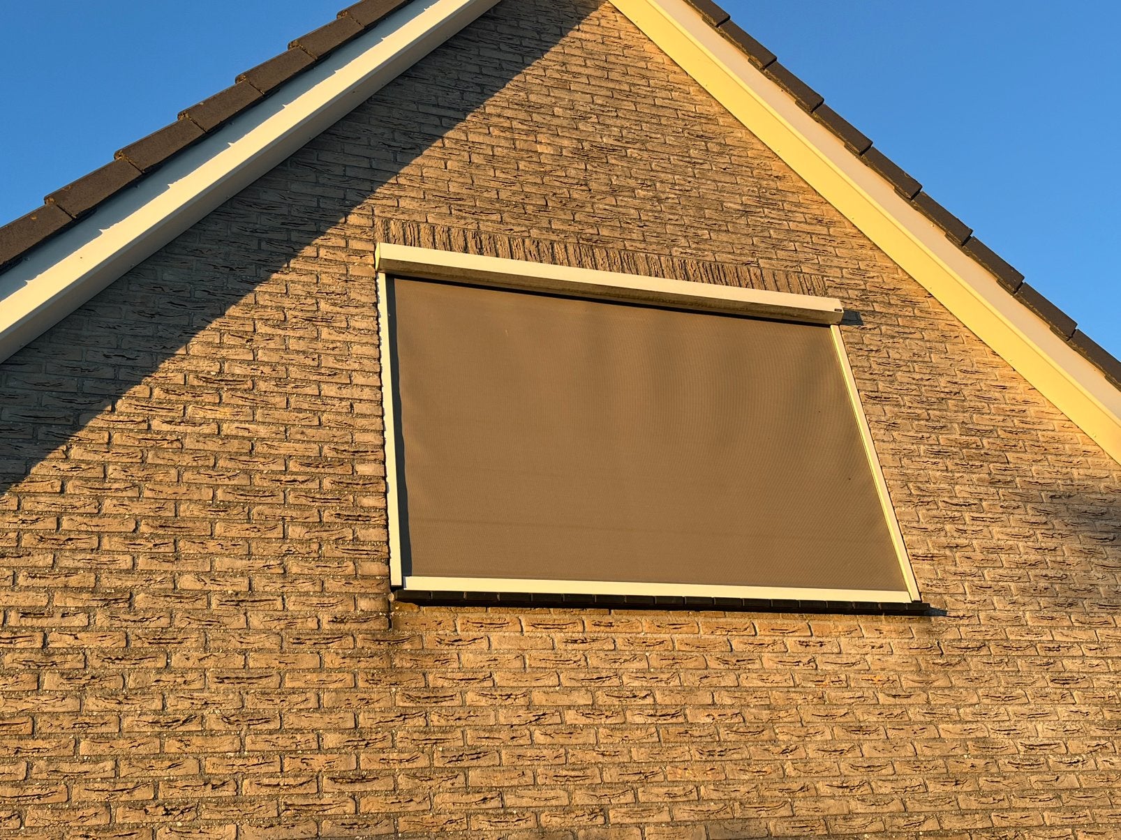 Zonnescreen elektrisch BxH = 210x146cm, Ophalen, Zo goed als nieuw, 200 cm of meer
