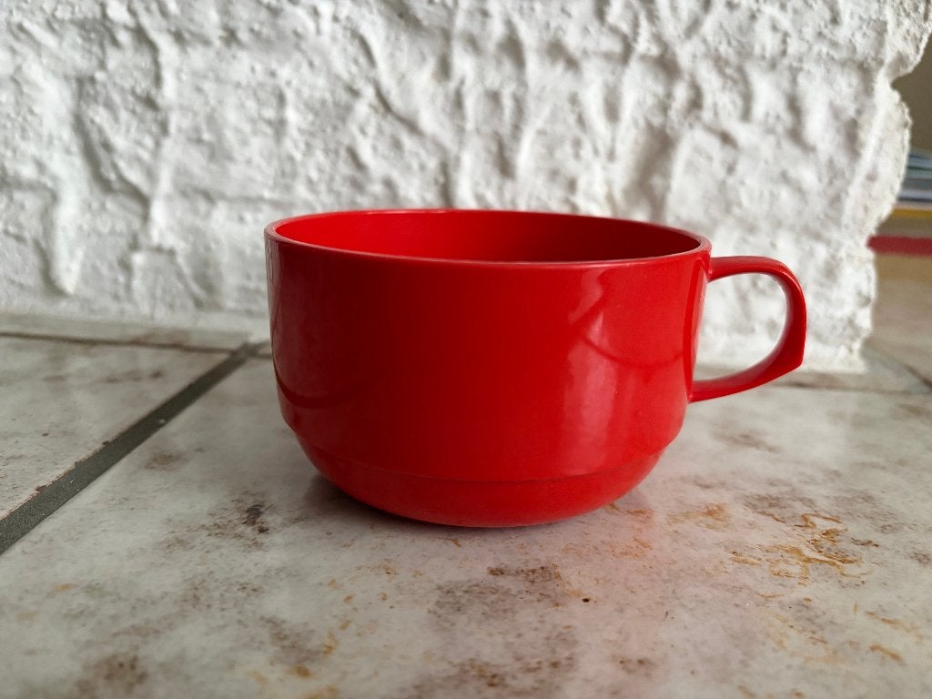 Mepal mok 418 rood vintage, Caravans en Kamperen, Kampeeraccessoires, Ophalen of Verzenden, Nieuw