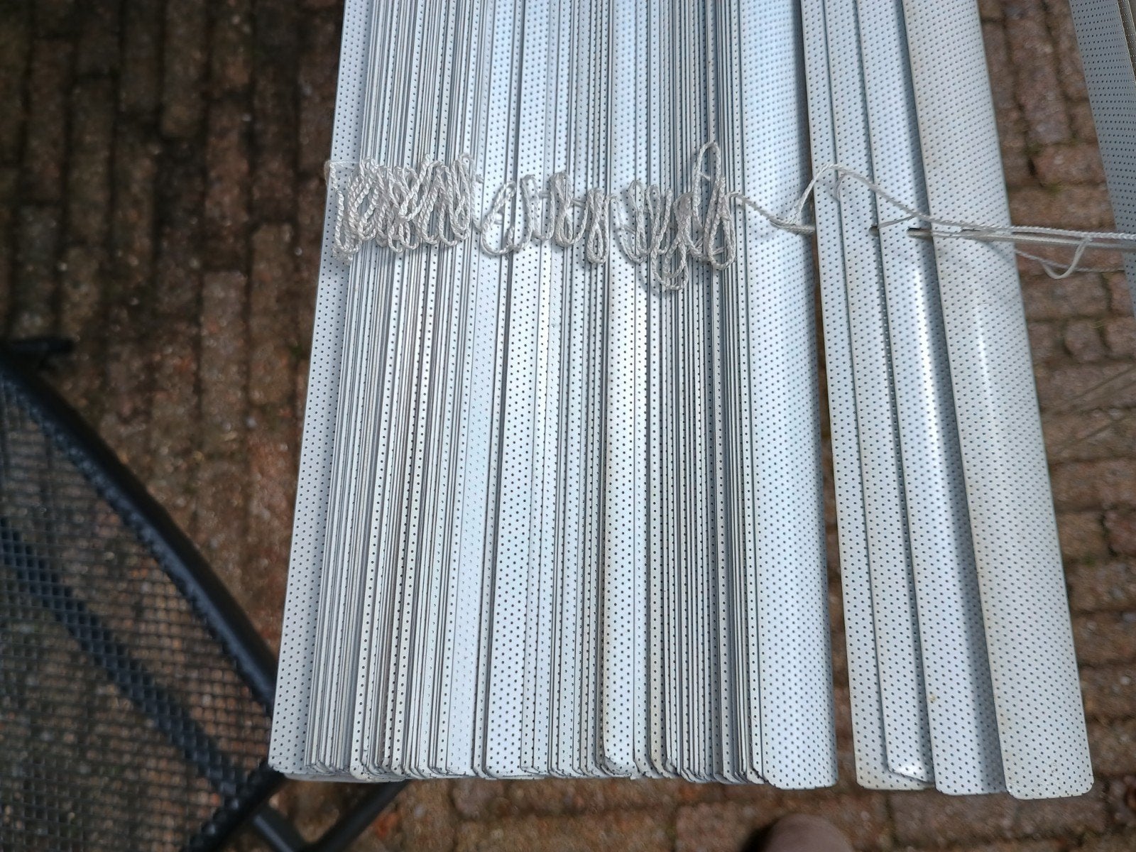 Luxaflex smal. wit, Ophalen