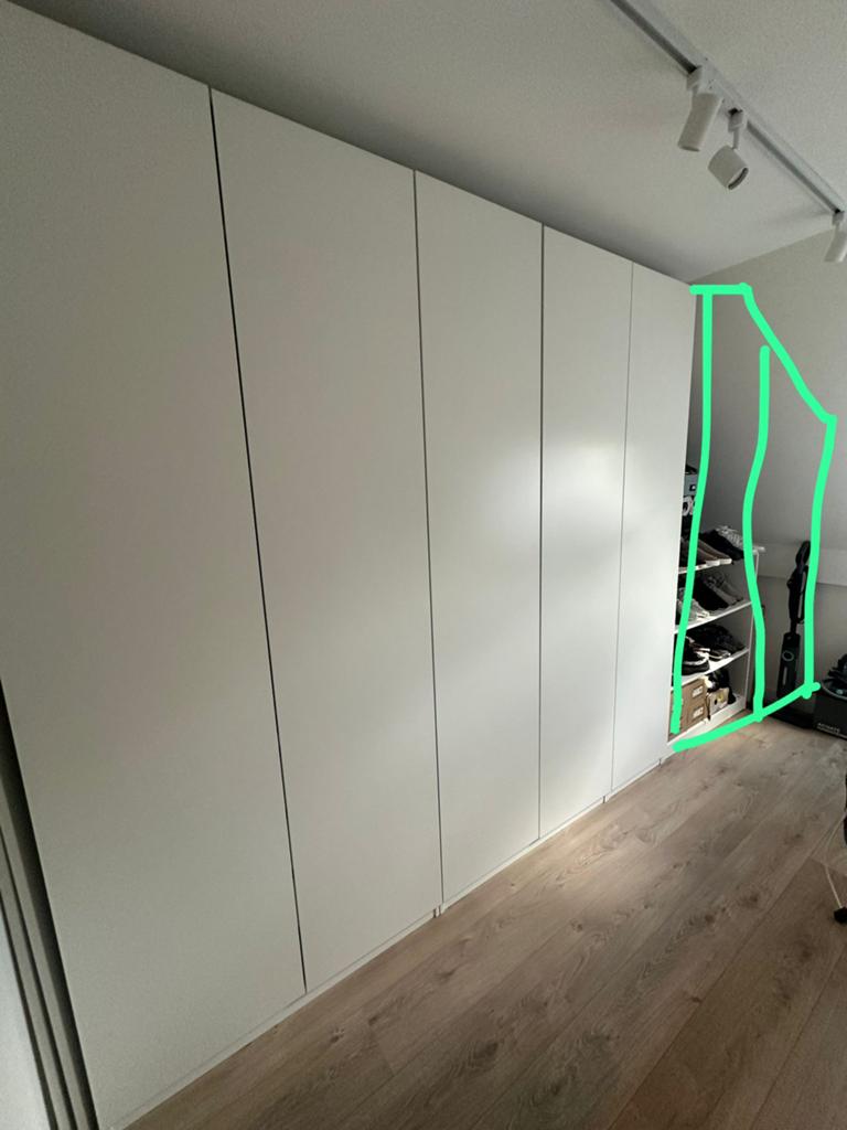Timmerman gezocht IKEA basis deuren 2x 50cm schuin afzagen, Ophalen, 50 tot 75 cm, 200 cm of meer
