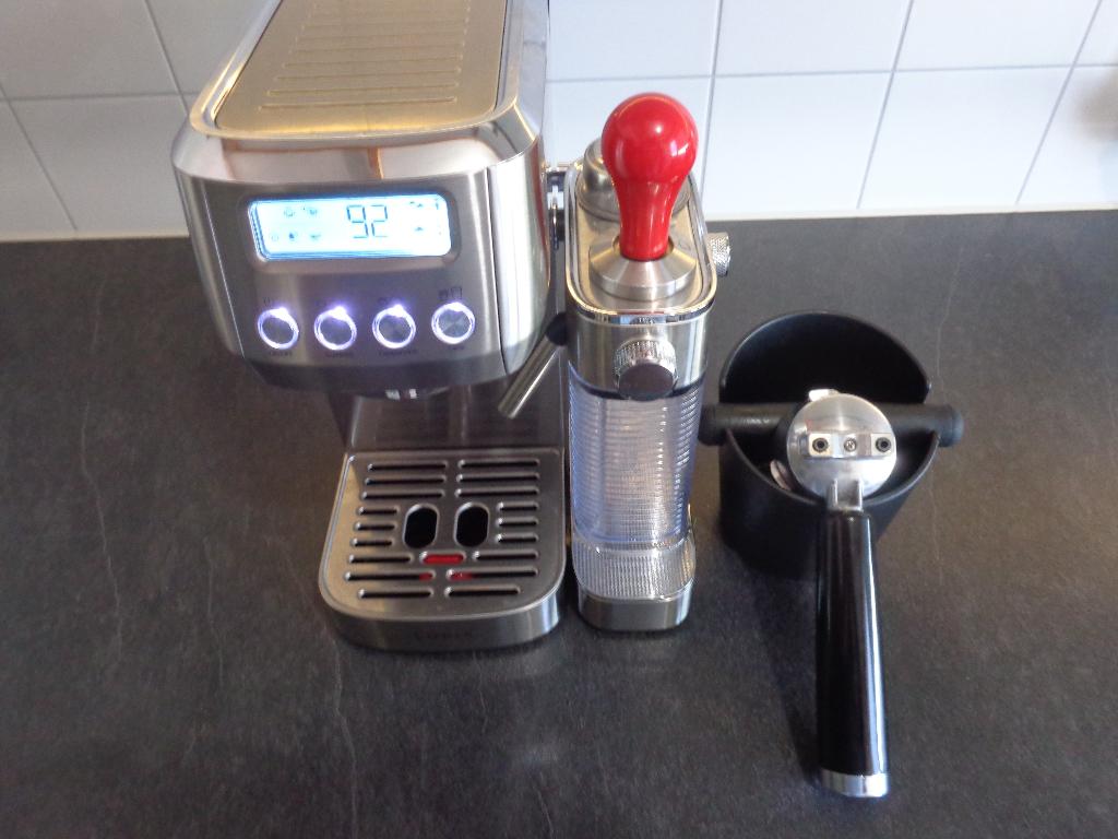 Piston Machine Compleet, Verzenden, Espresso apparaat, Gemalen koffie, Zo goed als nieuw