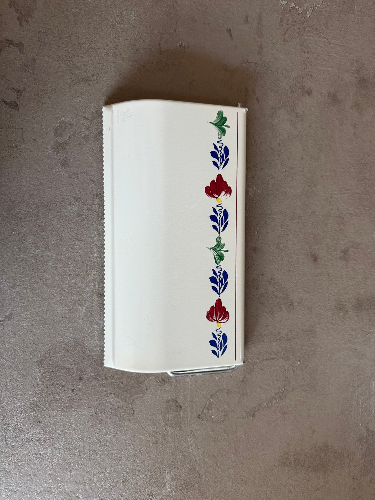 Vintage Keukenrolhouder met Boerenbont, Ophalen