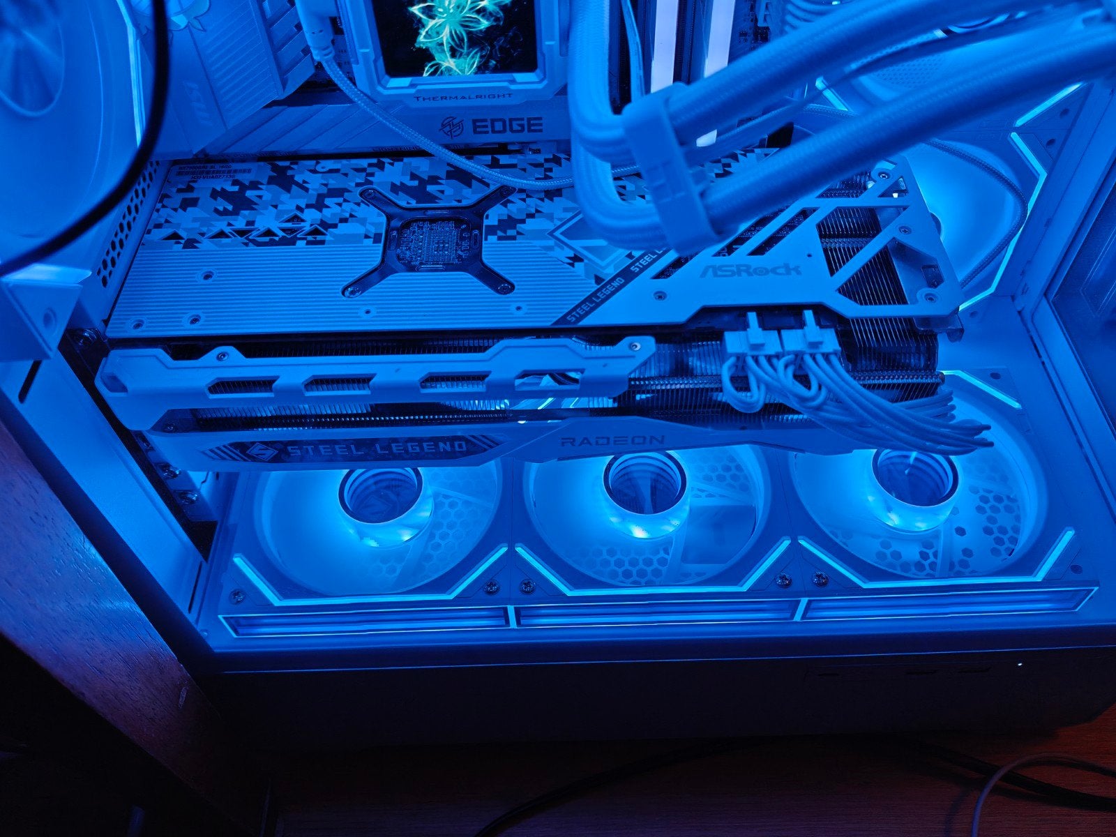 ASRock AMD Radeon RX 7900 GRE Steel Legend(hotspot probleem), Computers en Software, Videokaarten, Gebruikt, AMD, GDDR6, PCI-Express 4