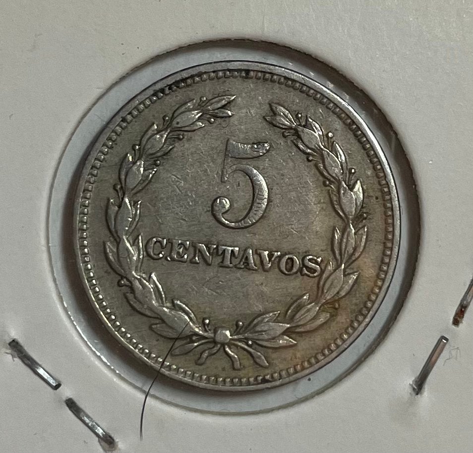 5 centavos El Salvador 1967, Postzegels en Munten, Munten | Amerika, Ophalen of Verzenden