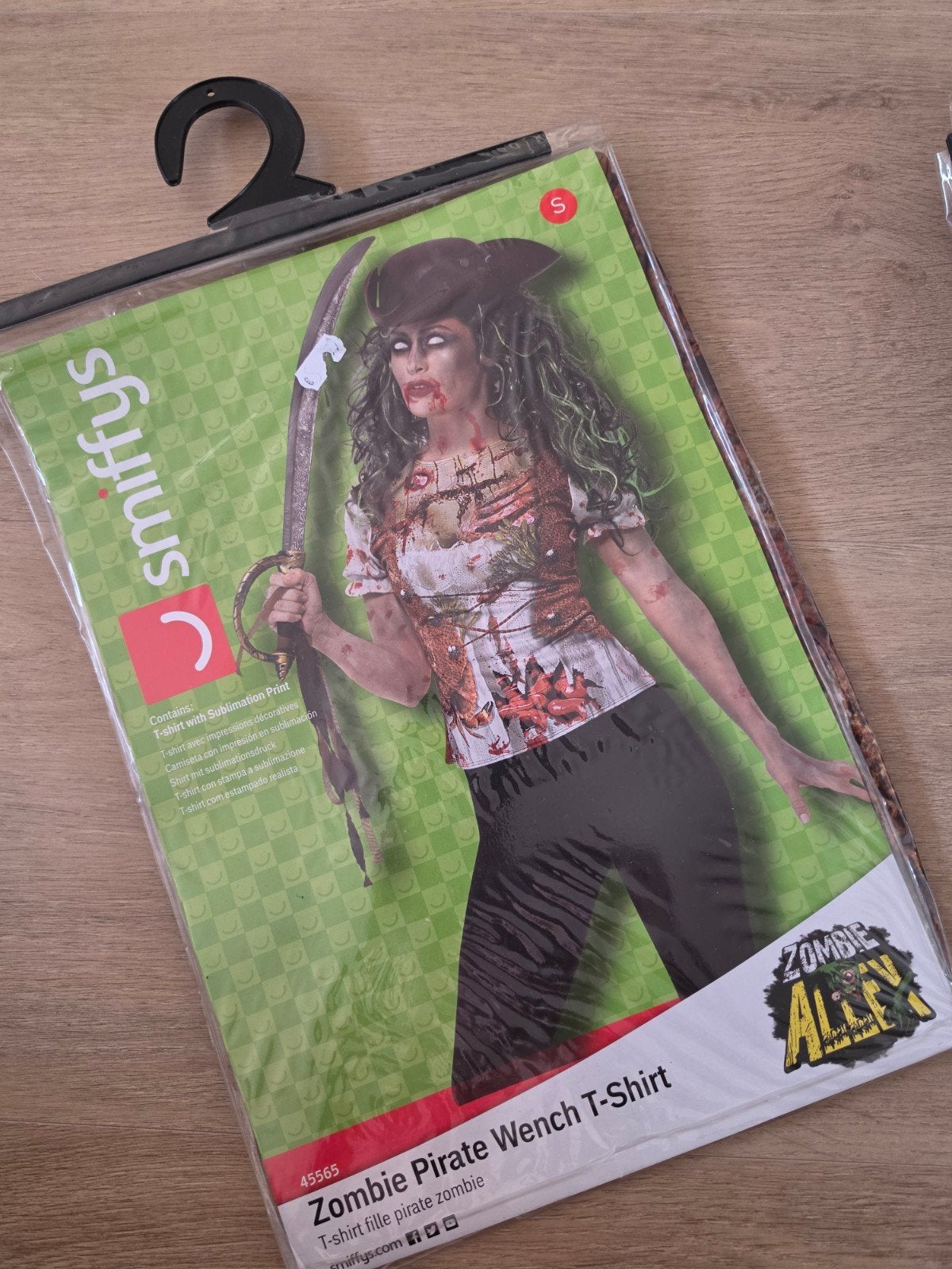 nieuw zombie shirt maat S 2x, Ophalen of Verzenden, Nieuw, Carnaval