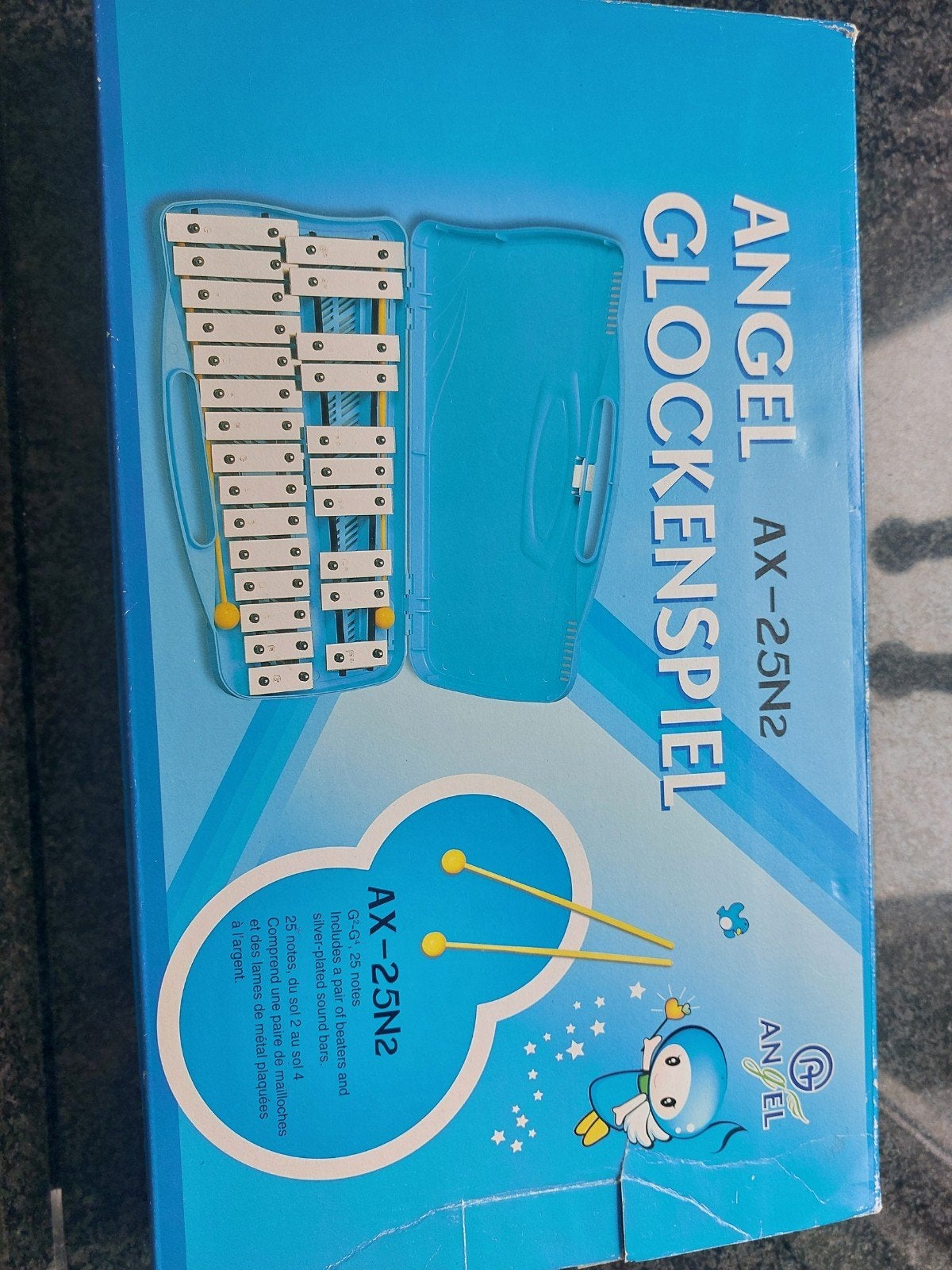 Angel Glockenspiel AX-25N2 - Xylofoon met 25 noten, Ophalen