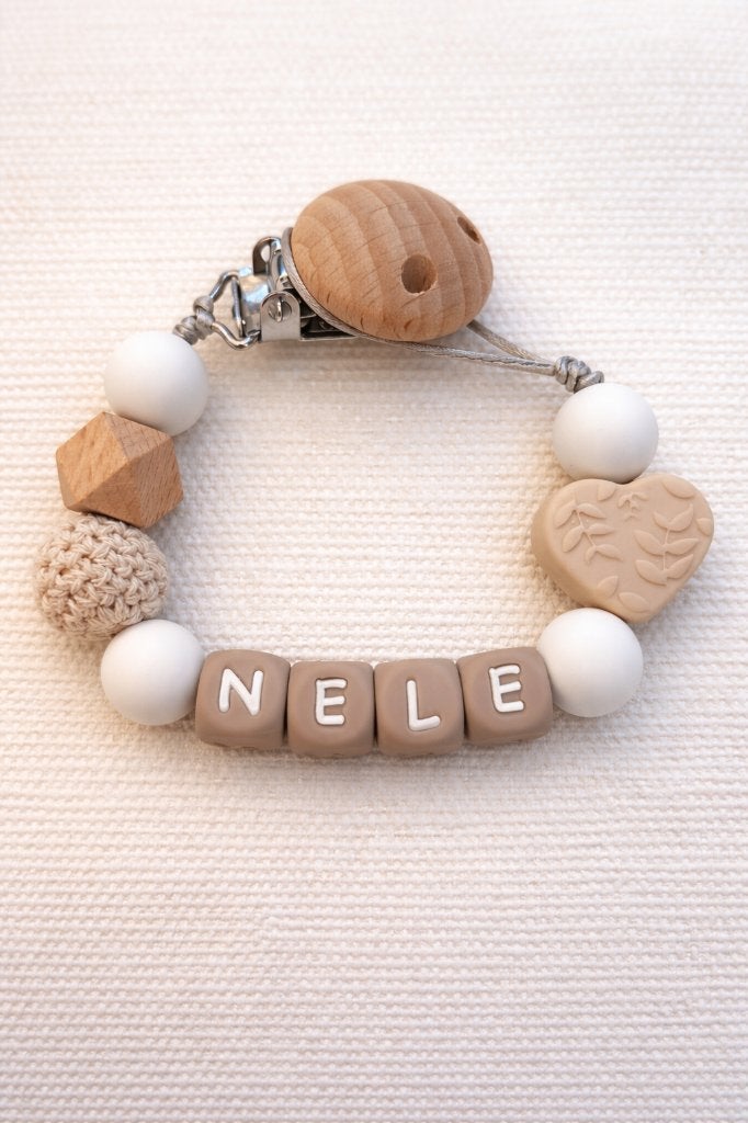 Gepersonaliseerd Speenkoord met Naam - Handgemaakt, Ophalen of Verzenden, Nieuw