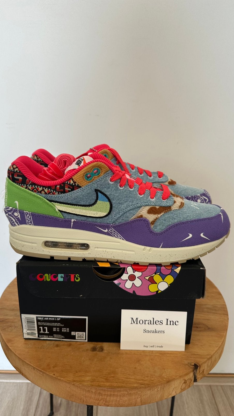 Nike Air Max 1 x Concepts ‘Far Out’ (2022) EU 45 nieuw, Ophalen of Verzenden, Nieuw, Overige kleuren