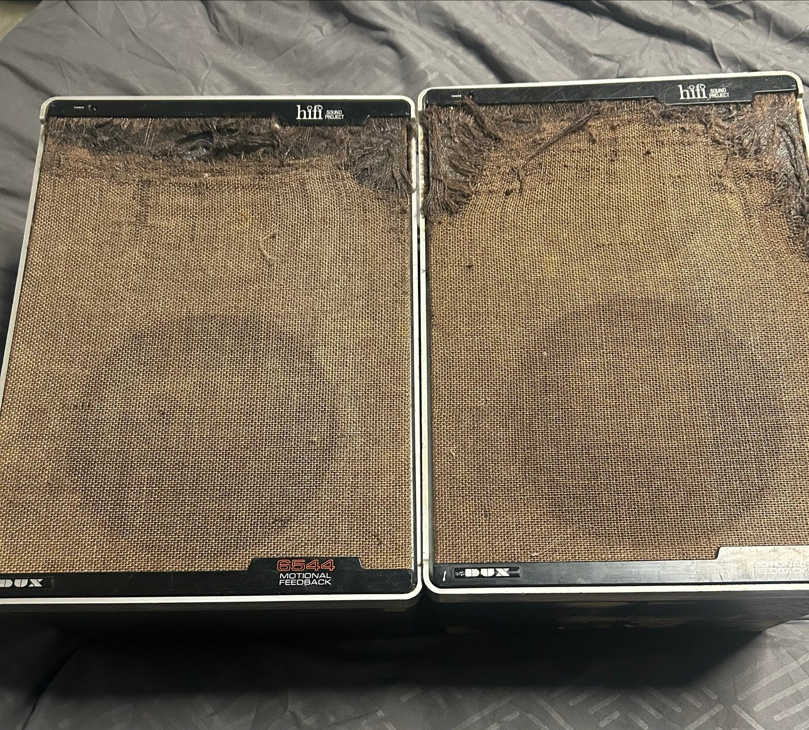 Dux 6544 Motional Feedback Speakers - Vintage Hifi, Stereo speakers, Gebruikt, Minder dan 60 watt, Ophalen