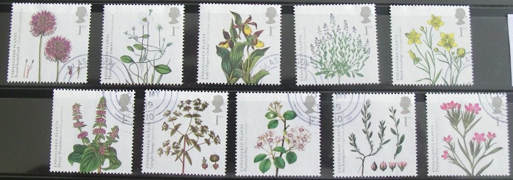 Plants cpl set gest, Ophalen of Verzenden, Gestempeld