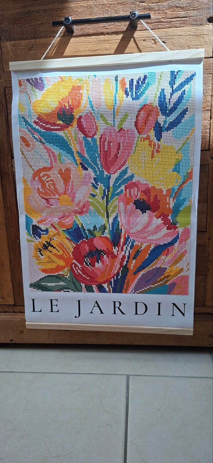 Diamond painting bloemen., 50 – 75, Minder dan 50 cm, Nieuw, Ophalen of Verzenden