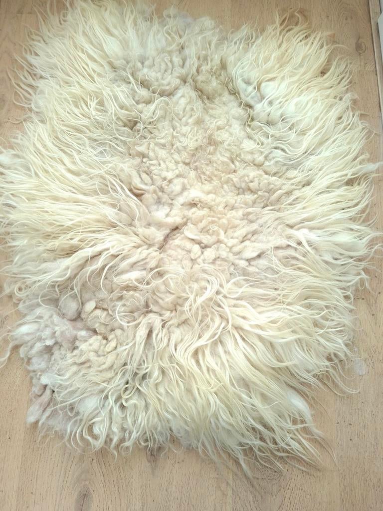 Eco Schapenvacht Drents Heideschaap met Merinowol, Huis en Inrichting, Stoffering | Tapijten en Kleden, Nieuw, 50 tot 100 cm, 50 tot 100 cm