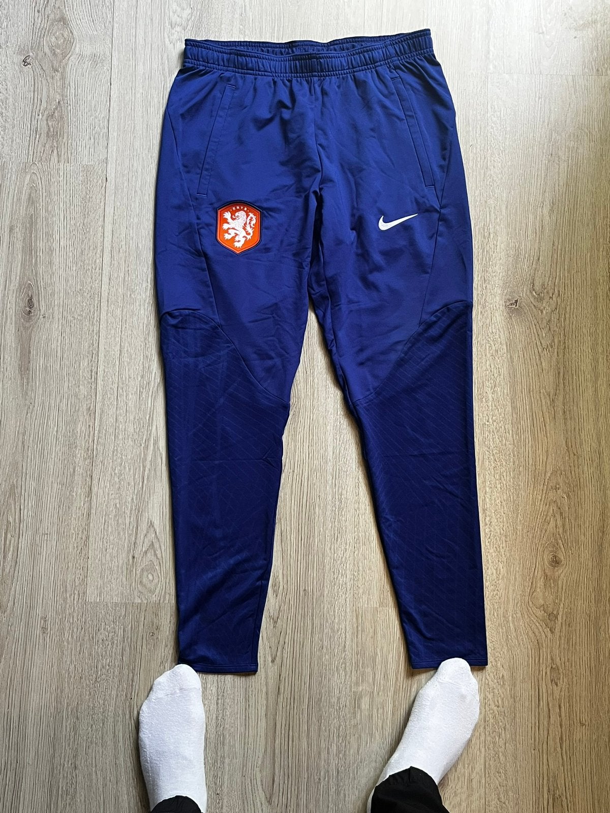 Nike Nederland KNVB soccer pants, Ophalen of Verzenden, Zo goed als nieuw, Maat 48/50 (M), Blauw