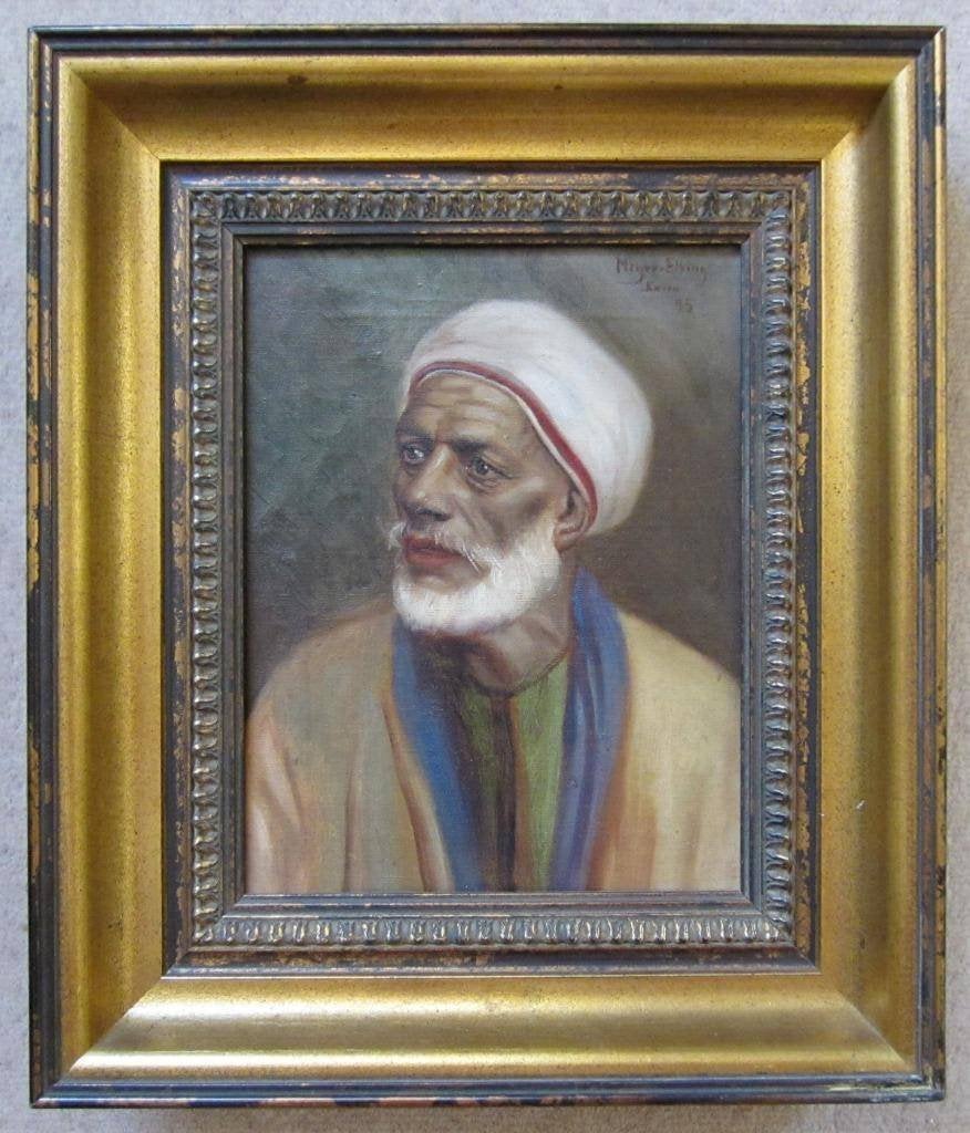==ORIENTALIST== gesigneerd en gedateerd 1895==, Ophalen of Verzenden