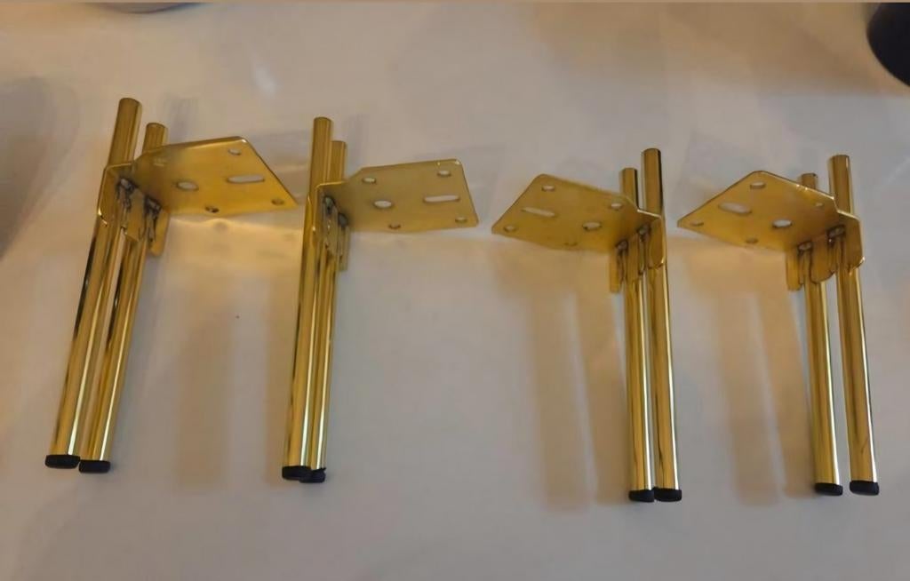 4x Gouden Poten te koop, Ophalen of Verzenden