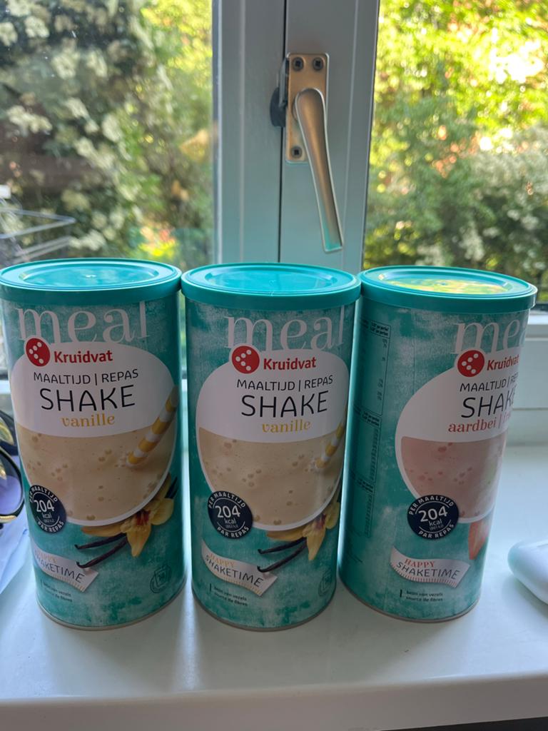 3x Maaltijd  shake DICHTE VERPAKKING, Ophalen, Nieuw, Poeder of Drank