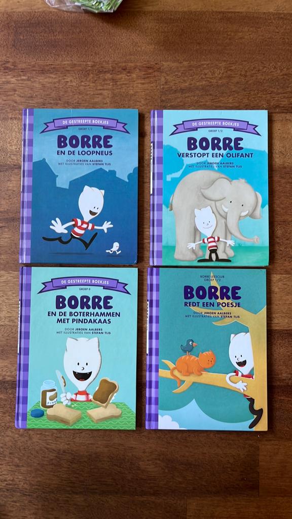 4 boekjes van de Borre Leesclub (kleuters), Boeken, Ophalen of Verzenden, Gelezen, Fictie algemeen