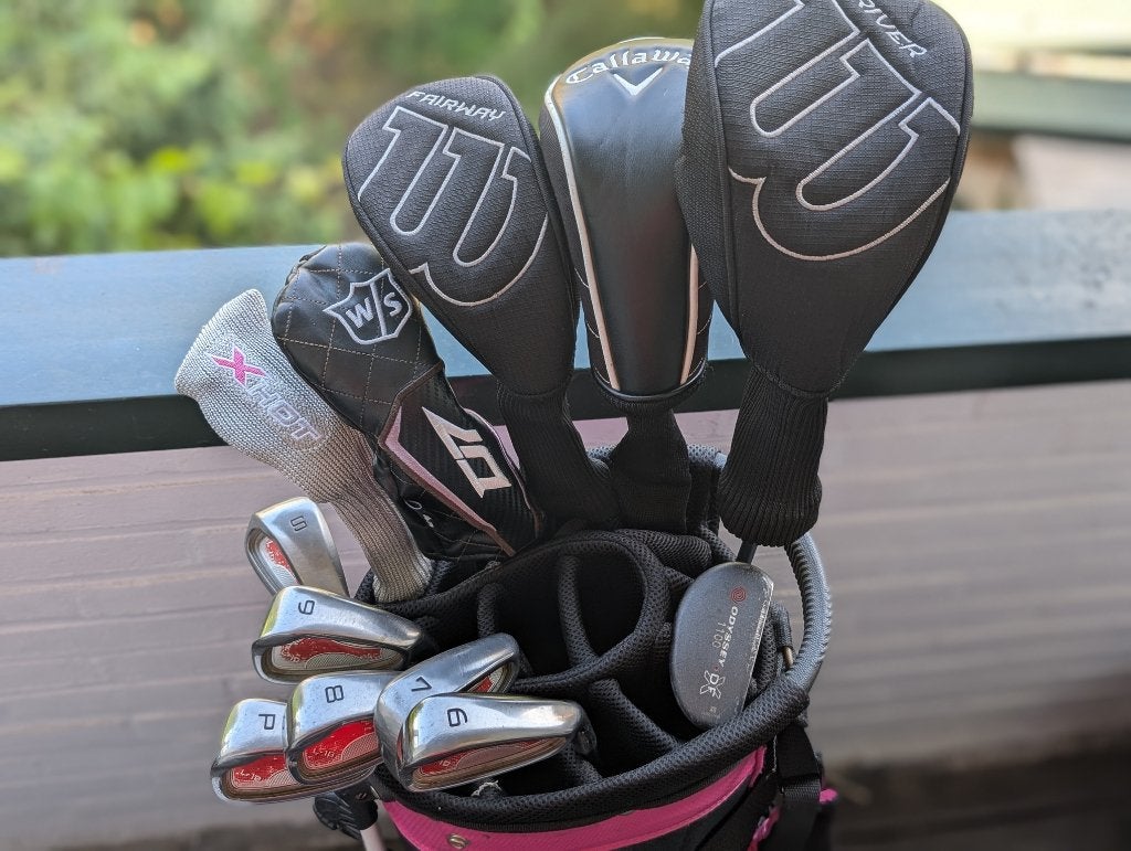 Dames Wilson driver, Callaway H3 Wilson en Cobra hyb., Ophalen, Club