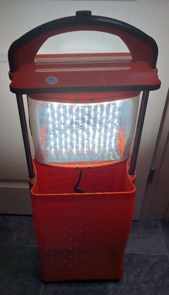 led bouwverlichting op accu / professionele bouwlamp, Ophalen, Gebruikt, Minder dan 50 watt, Lamp