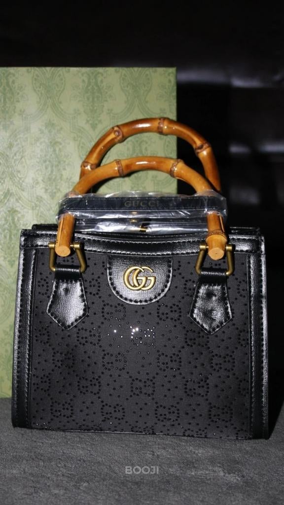 Gucci Diana crystals - Leren tas - TIJDELIJKE ACTIE, Ophalen of Verzenden, Nieuw, Zwart, Handtas