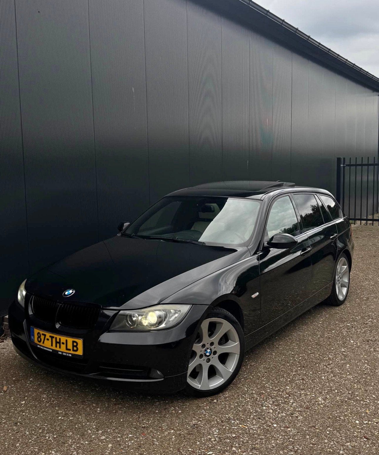 BMW 3-Serie E91 325xi | Automaat | Trekhaak, Automaat, Zwart, Stationwagon, Vierwielaandrijving