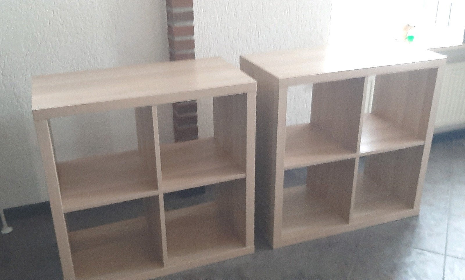 2x ikea kallax Vakkenkast  2x2 vakken, Huis en Inrichting, Ophalen, Zo goed als nieuw