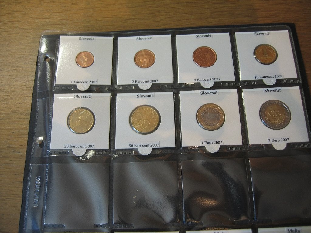 Slovenië, Setje Euromunten 2007 UNC., Postzegels en Munten, Munten | Europa | Euromunten, Ophalen of Verzenden, Slovenië, Overige waardes