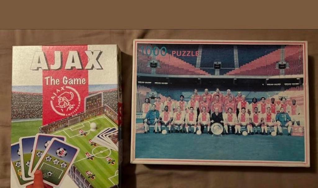 Ajax puzzel en spel, Ophalen of Verzenden, Gebruikt, Ajax, Overige typen