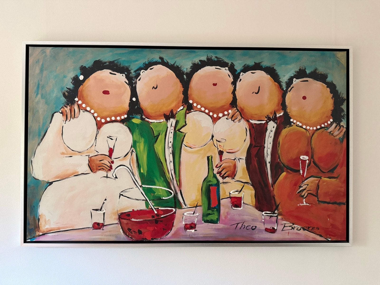 Dikke Dames van kunstenaar Theo Broeren, Ophalen, Figuren, Giclée, Ingelijst