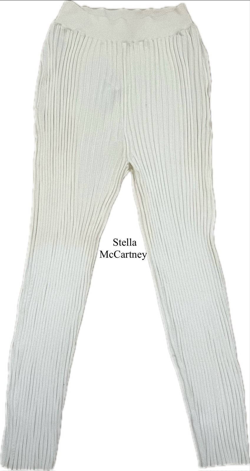 Stella McCartney geplooide leghing  - Maat 50, Beige, Maat 46/48 (XL) of groter, Ophalen of Verzenden, Zo goed als nieuw