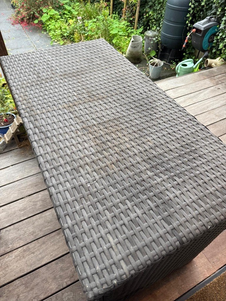opbergbox tuin, Ophalen, Gebruikt