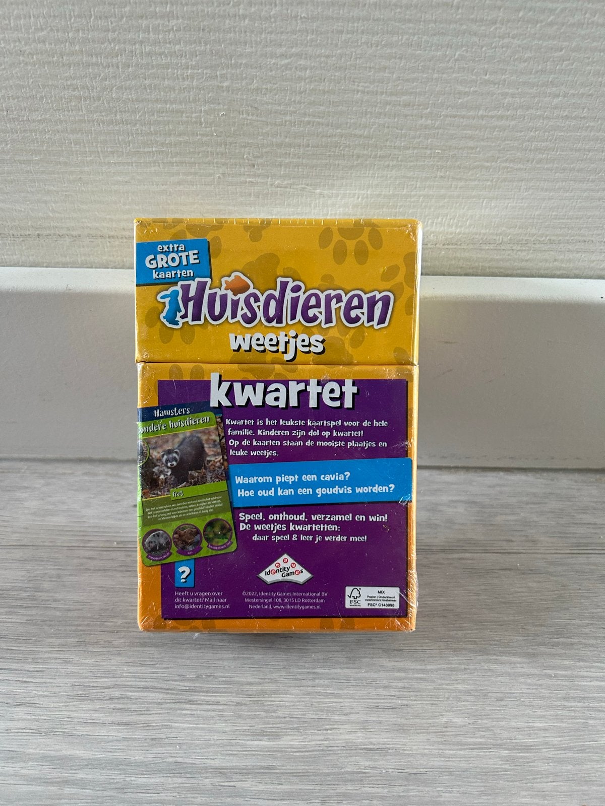 Nieuw in verpakking Huisdieren Weetjes Kwartet, Drie of vier spelers, Ophalen of Verzenden, Nieuw