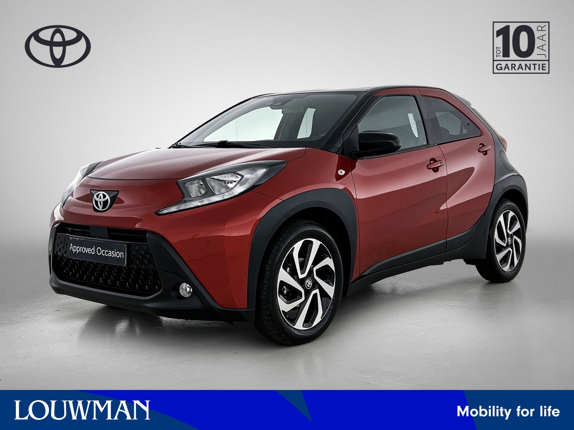 Toyota Aygo X 1.0 VVT-i S-CVT Pulse + | BTW Voertuig | Parke, 12 maanden, Stof, Gebruikt, Zwart