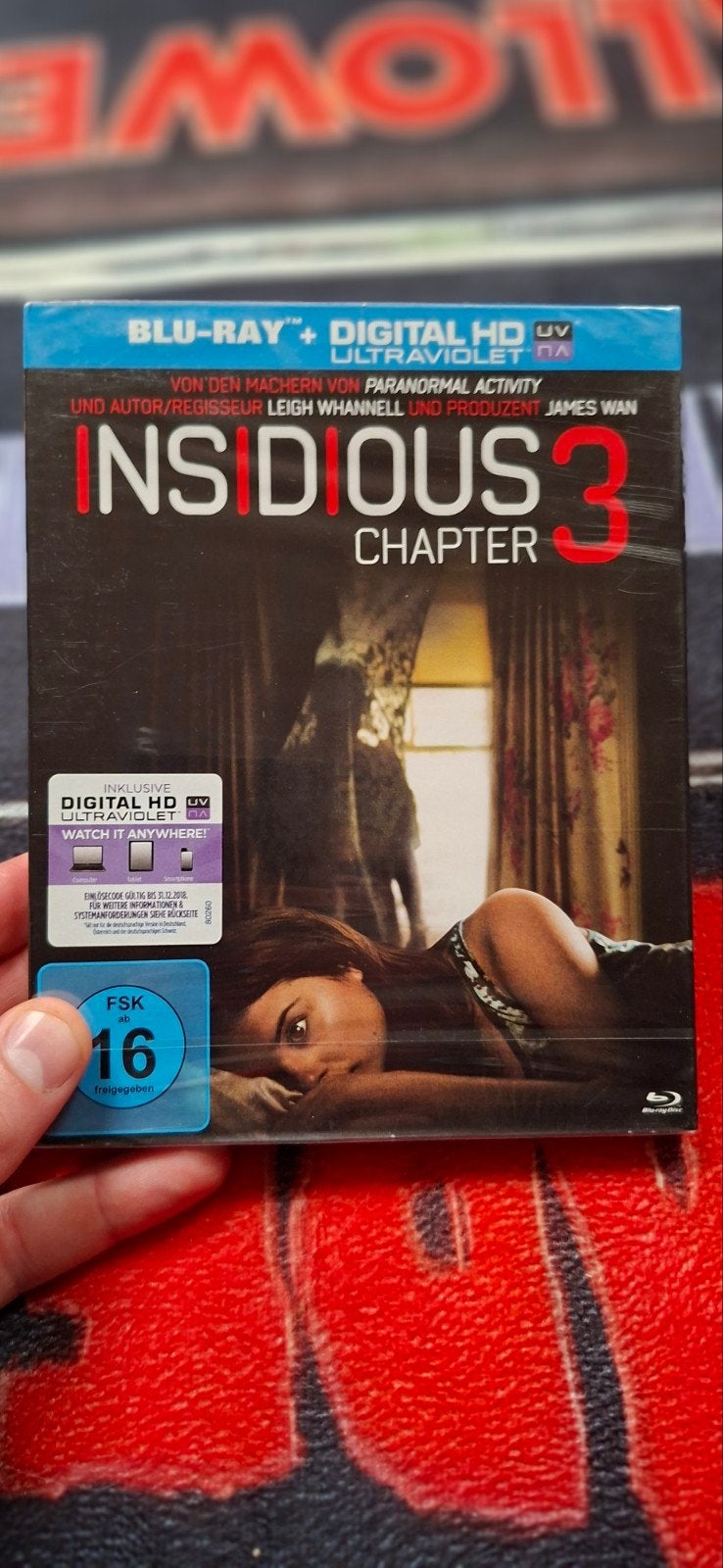 Insidious Chapter 3 Blu-ray met slipcover - Horrorfilm, Cd's en Dvd's, Vanaf 16 jaar, Ophalen of Verzenden, Zo goed als nieuw