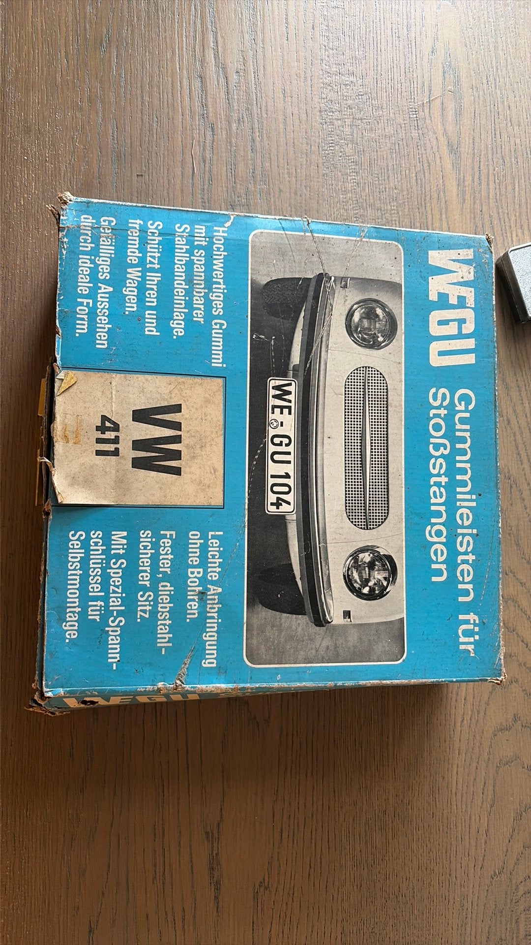 stoot rubbers voor bumpers vw 411, Ophalen of Verzenden