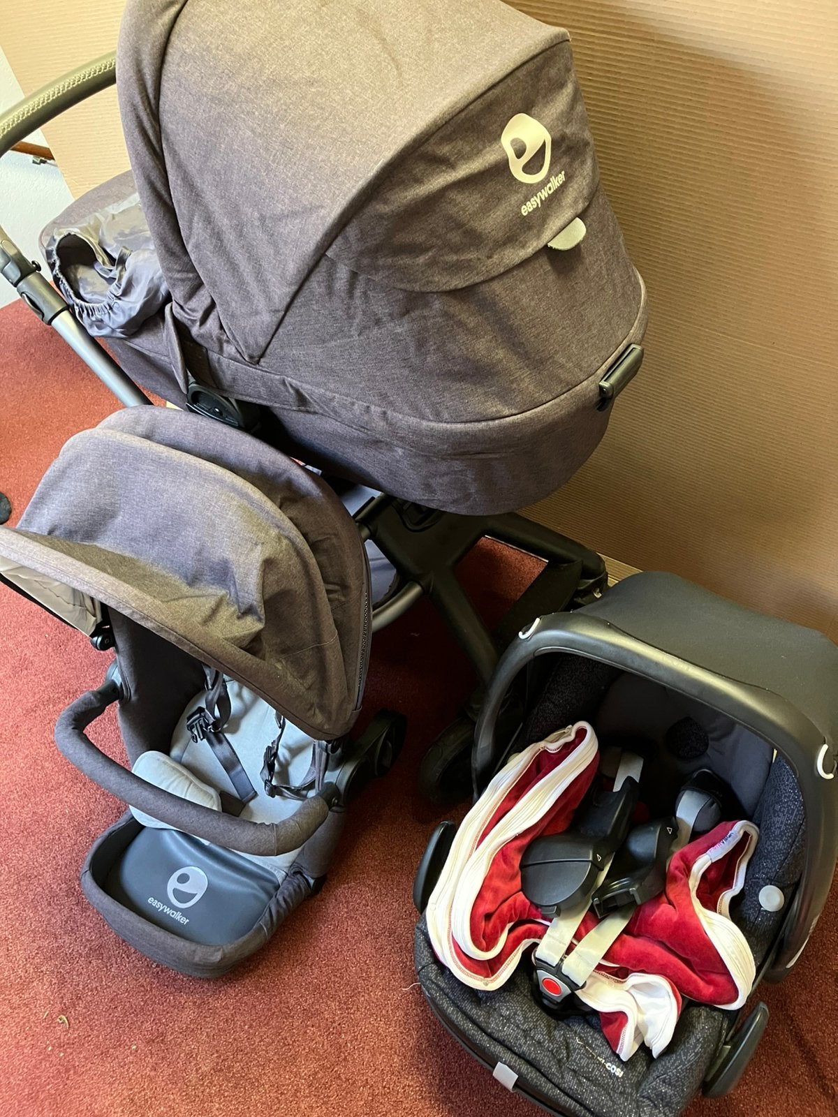 Harvey Easywalker complete set, Kinderen en Baby's, Kinderwagens en Combinaties, Zo goed als nieuw, Combiwagen, Overige merken