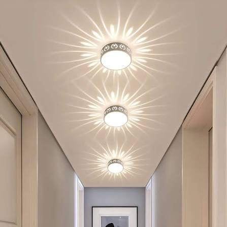 Zenido Aurora Led Plafondlamp (2x), Inclusief lichtbron, Modern, Nieuw, Overige fittingen