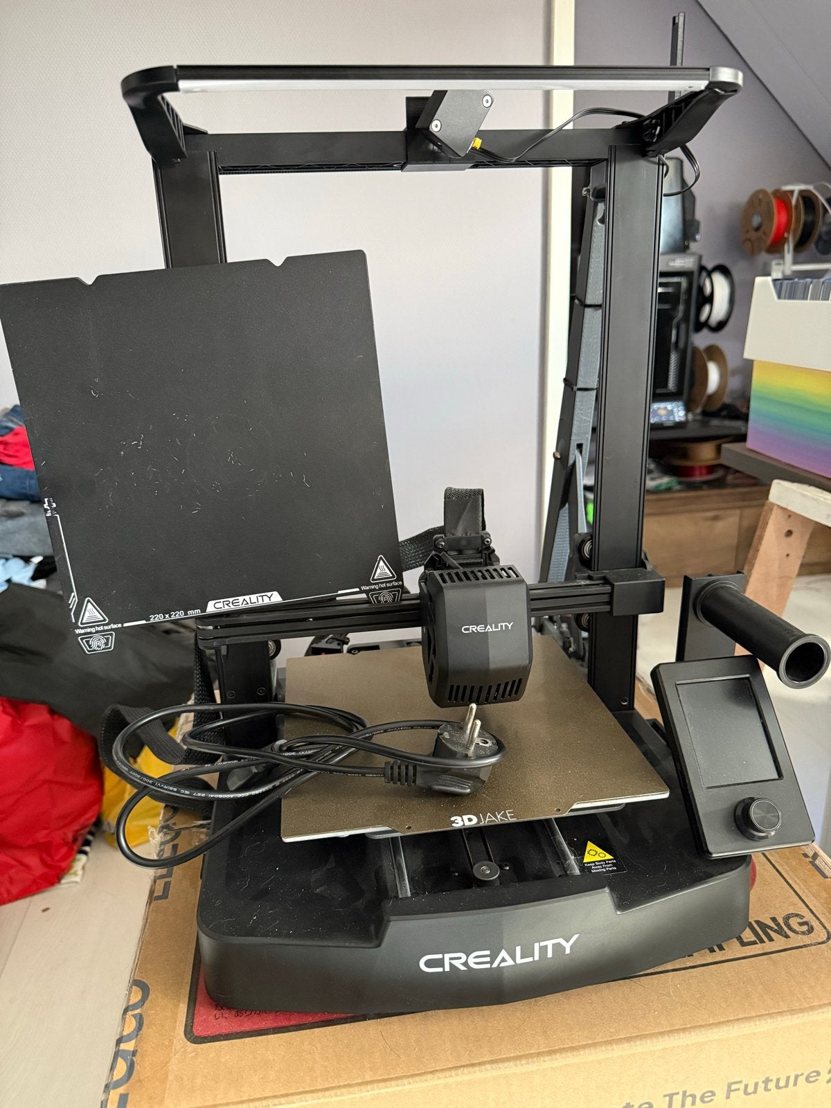 Ender 3 V3 SE 3D Printer met upgrades en onderdelen, Computers en Software, Ophalen, Zo goed als nieuw, Filament