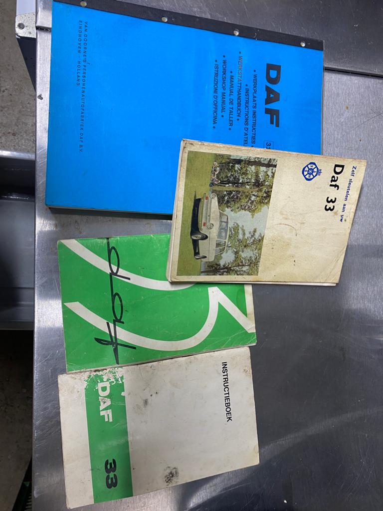 DAF 33 Werkplaatshandboek en Instructieboeken, Ophalen of Verzenden