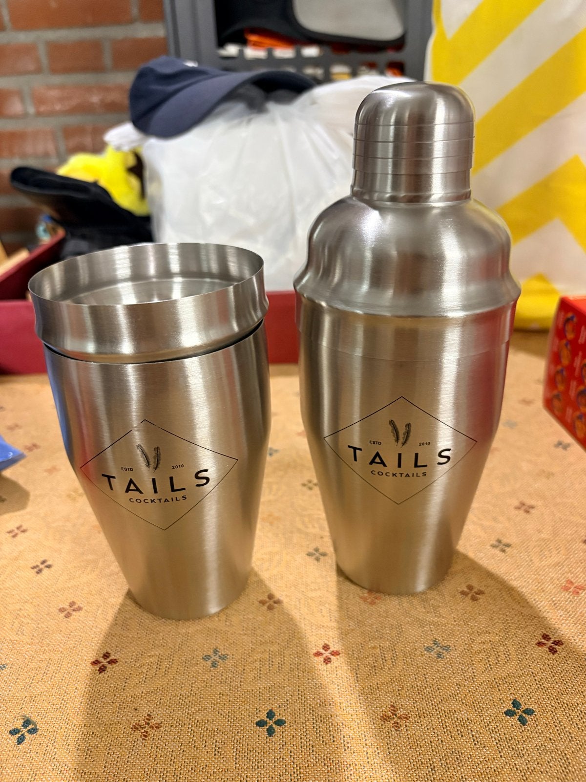 Tails Cocktails Cocktailshaker Set - RVS, Overige typen, Zilver, Ophalen of Verzenden, Zo goed als nieuw