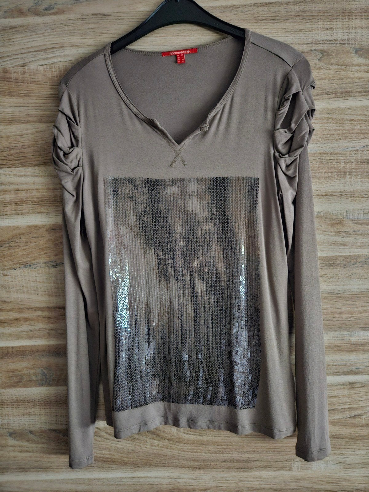 glitter shirt van NTS maat m, Maat 38/40 (M), Bruin, Nieuw, Ophalen of Verzenden