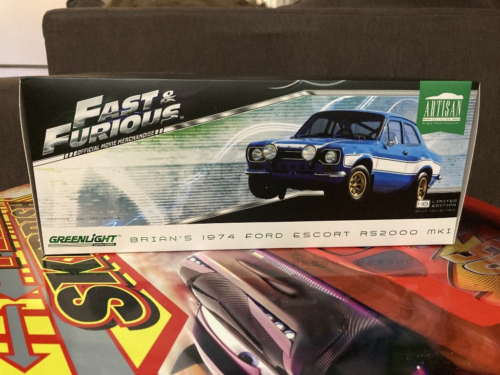 Fast & Furious Ford Escort RS2000 MK1 1/18 Greenlight, Ophalen of Verzenden, Nieuw, Auto, Overige merken