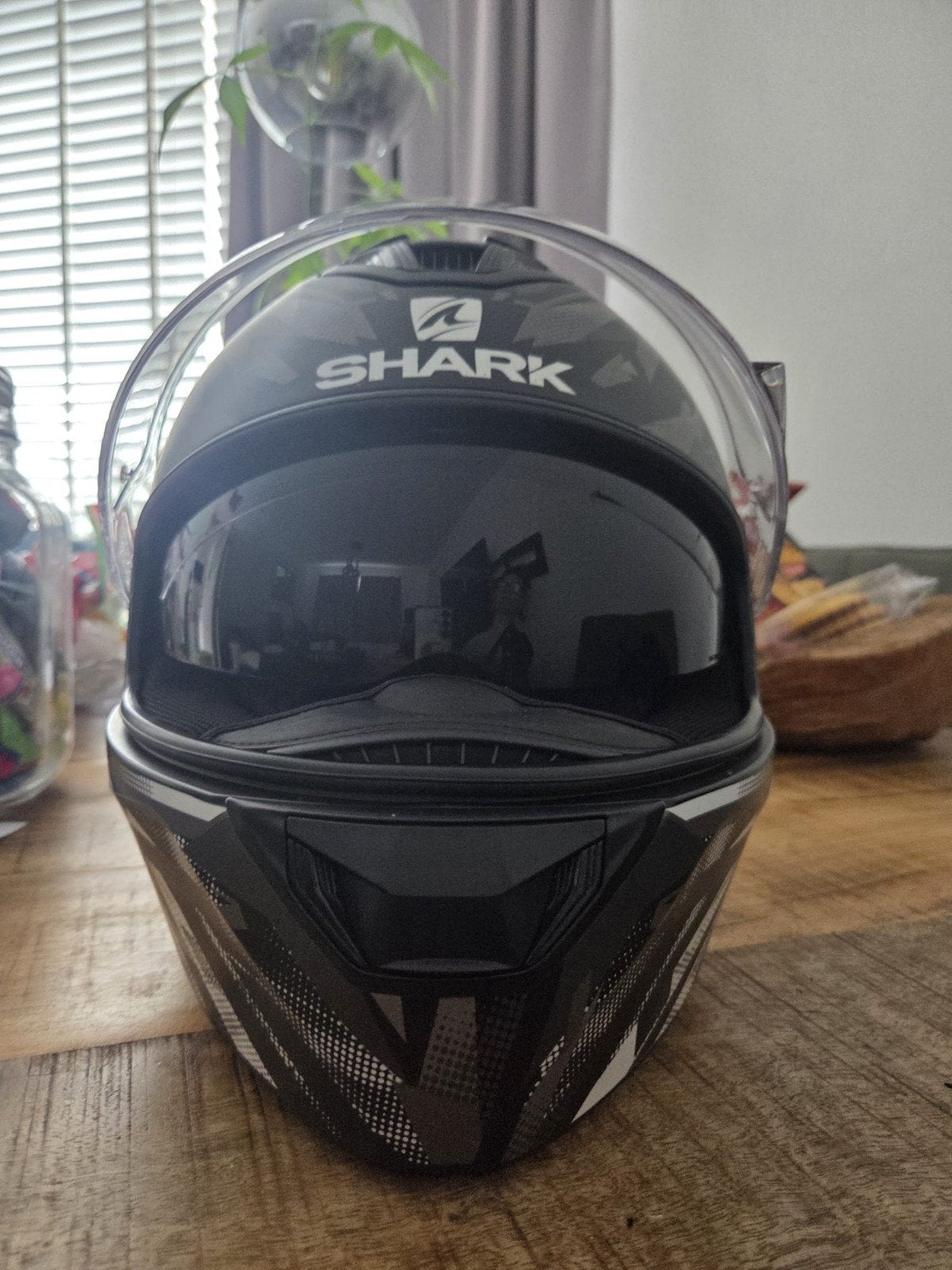 Shark Raw/Drak helm - Maat S. Zo goed als nieuw, Heren, Jethelm, Shark, Ophalen of Verzenden