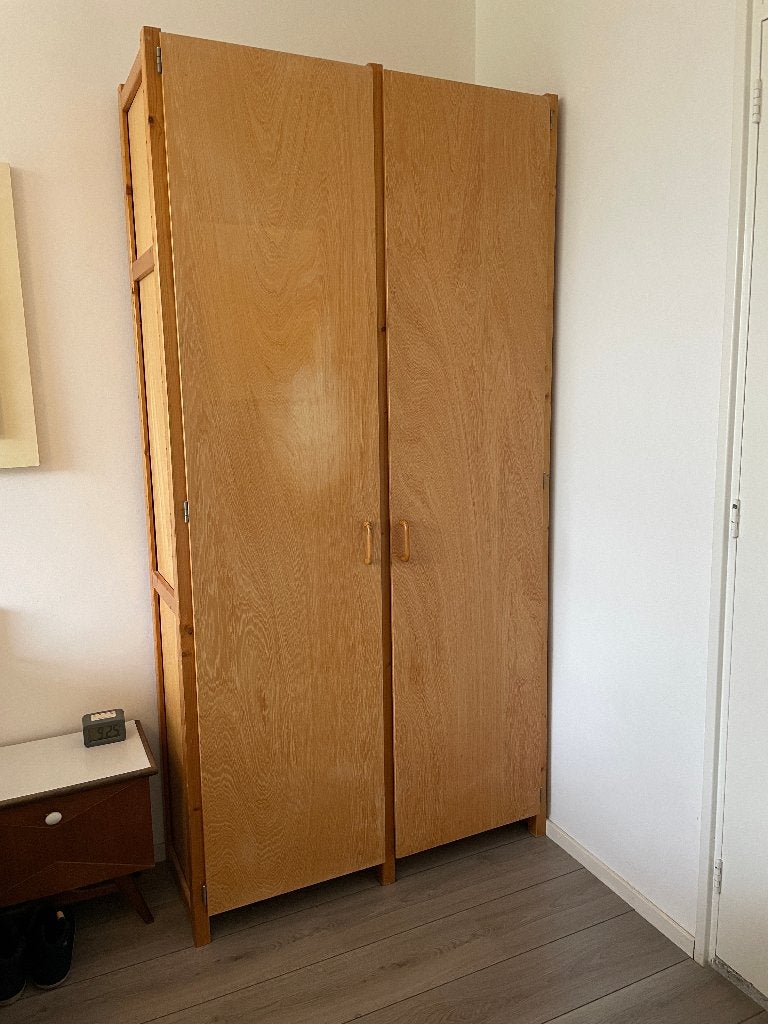 Lundia kledingkast, Huis en Inrichting, Kasten | Kledingkasten, Ophalen, Met deur(en), Gebruikt, 100 tot 150 cm