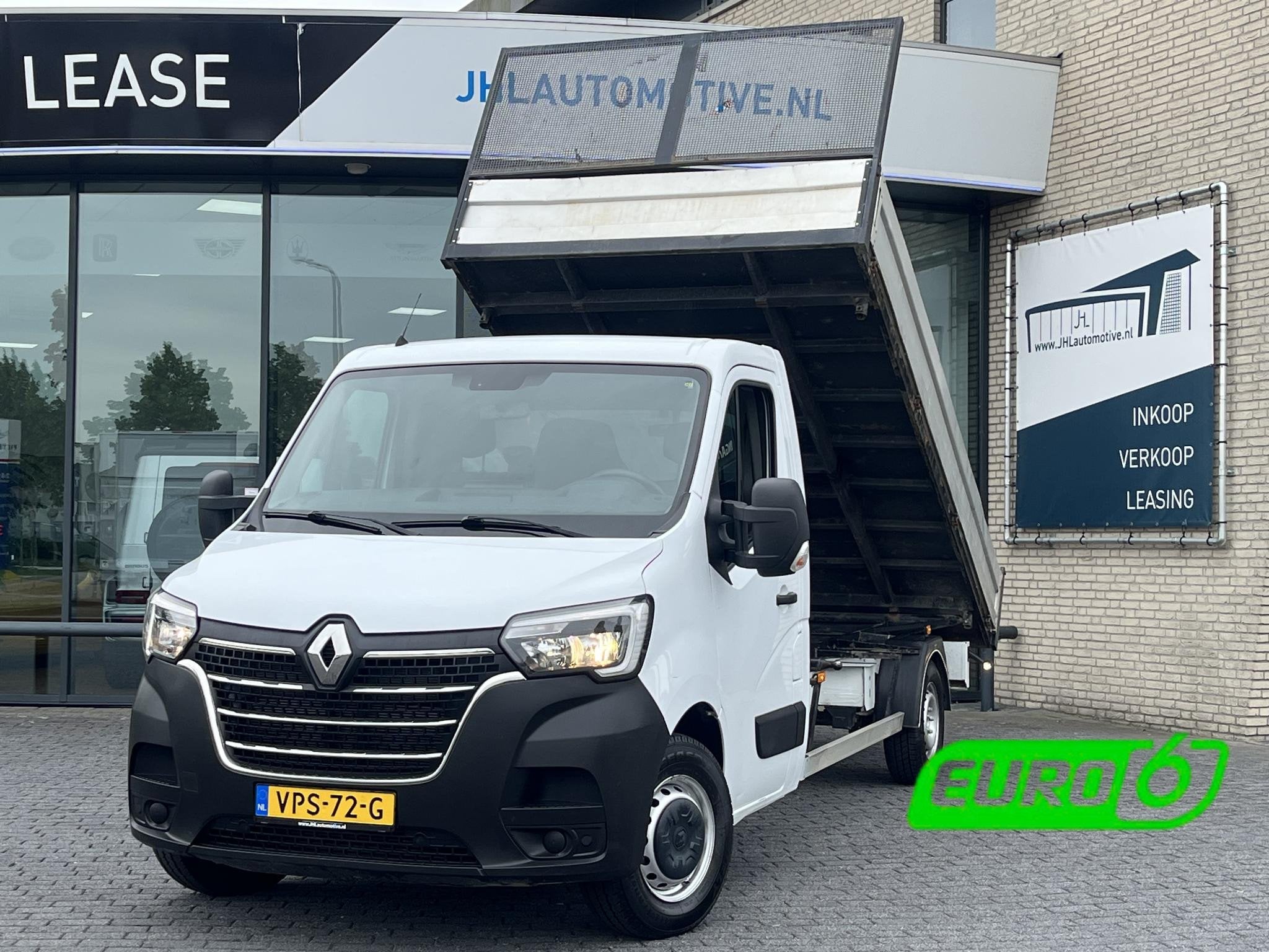Renault Master T35 2.3 L3*OPEN LAADBAK*KIPPER*CRUISE*A/C*TEL, Voorwielaandrijving, Stof, Gebruikt, Euro 6