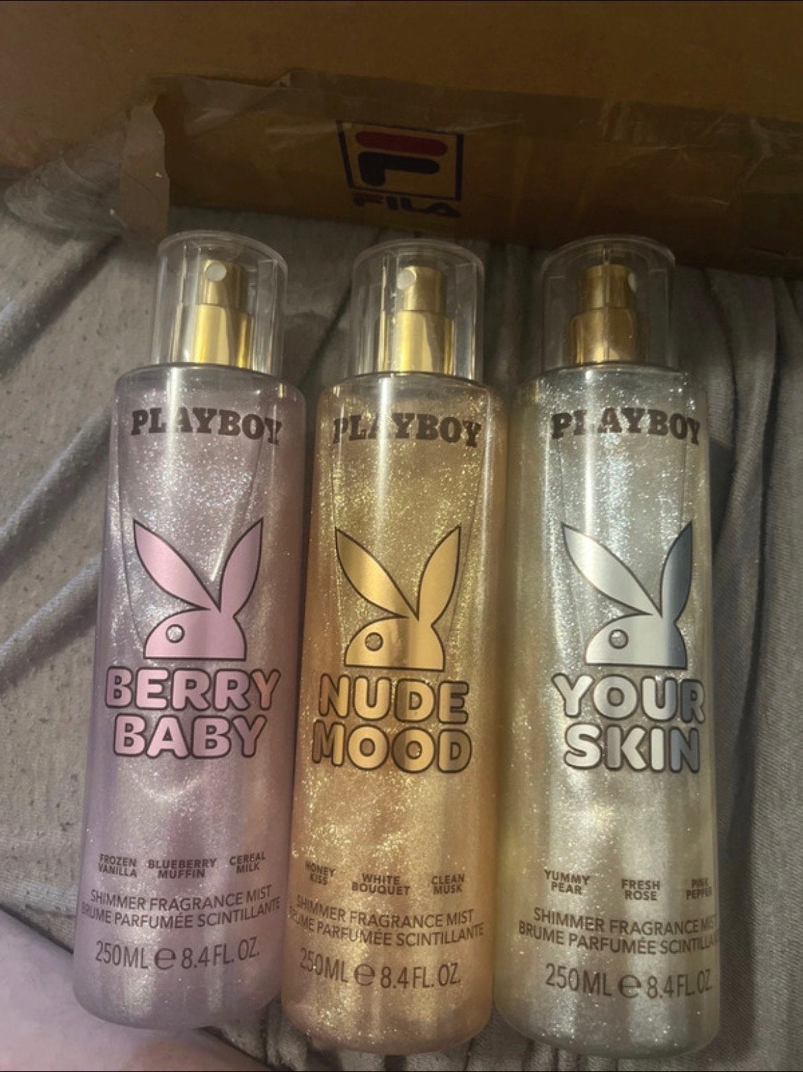 Playboy Bodymist Shimmer Fragrance Mist - 3 stuks, Ophalen of Verzenden, Nieuw