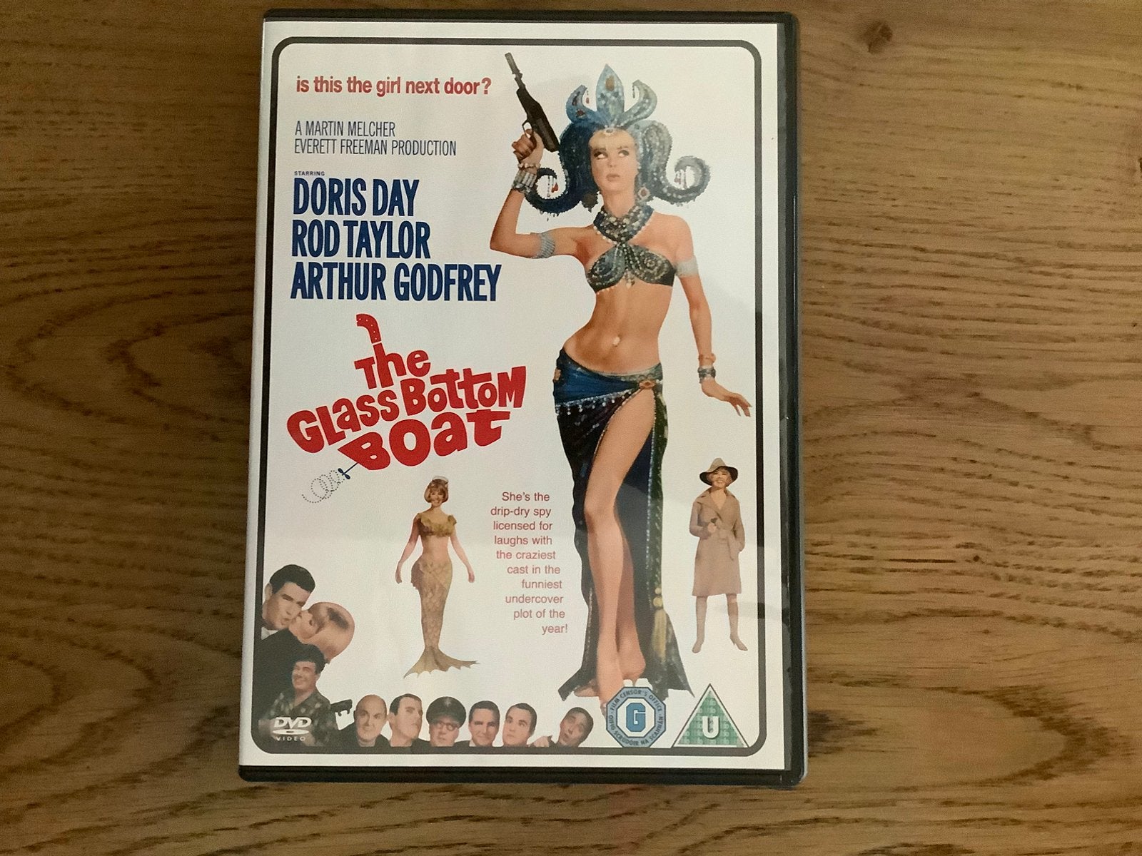 12). The Glass Bottom Boat, Doris Day, Rod Taylor (1966)., Cd's en Dvd's, Dvd's | Klassiekers, Alle leeftijden, Ophalen of Verzenden